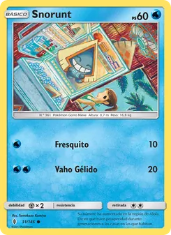 Carta Snorunt de la expansión Albor de Guadianes, número 31/145