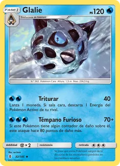 Carta Glalie de la expansión Albor de Guadianes, número 32/145