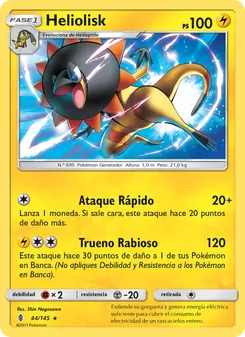 Carta Heliolisk de la expansión Albor de Guadianes, número 44/145
