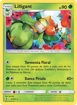 Carta Lilligant de la expansión Albor de Guadianes, número 5/145