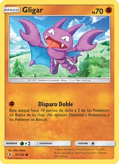 Carta Gligar de la expansión Albor de Guadianes, número 67/145