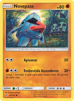 Carta Nosepass de la expansión Albor de Guadianes, número 69/145