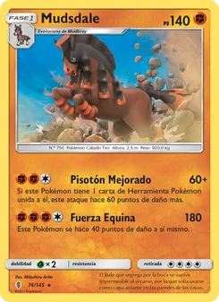 Carta Mudsdale de la expansión Albor de Guadianes, número 76/145