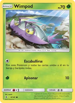 Carta Wimpod de la expansión Albor de Guadianes, número 8/145