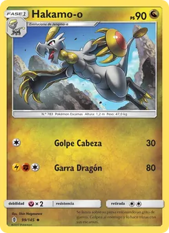 Carta Hakamo-o de la expansión Albor de Guadianes, número 99/145