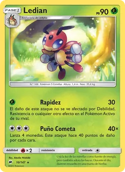 Carta Ledian de la expansión Sombras Ardientes, número 10/147