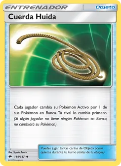 Carta Cuerda Huida de la expansión Sombras Ardientes, número 114/147
