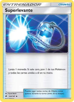 Carta Superlevante de la expansión Sombras Ardientes, número 124/147