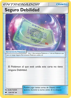 Carta Seguro Debilidad de la expansión Sombras Ardientes, número 126/147