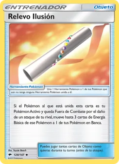 Carta Relevo Ilusión de la expansión Sombras Ardientes, número 128/147
