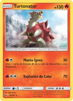 Carta Turtonator de la expansión Sombras Ardientes, número 26/147