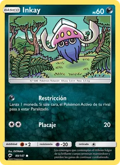 Carta Inkay de la expansión Sombras Ardientes, número 89/147