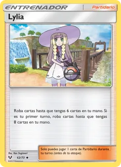 Carta Lylia de la expansión Leyendas Luminosas, número 62/73