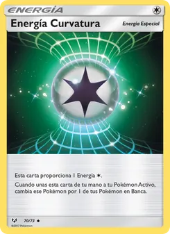 Carta Energía Curvatura de la expansión Leyendas Luminosas, número 70/73