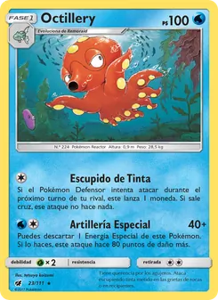 Carta Octillery de la expansión Invasión Carmesí, número 23/111