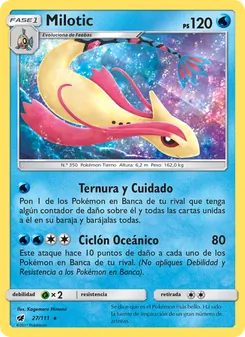 Carta Milotic de la expansión Invasión Carmesí, número 27/111