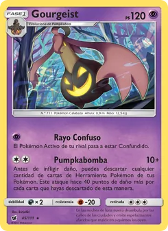 Carta Gourgeist de la expansión Invasión Carmesí, número 45/111