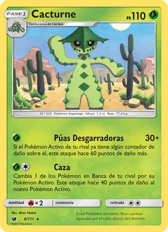 Carta Cacturne de la expansión Invasión Carmesí, número 6/111