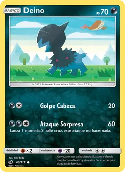 Carta Deino de la expansión Invasión Carmesí, número 60/111