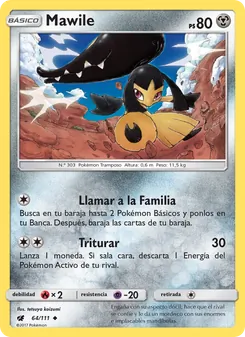 Carta Mawile de la expansión Invasión Carmesí, número 64/111