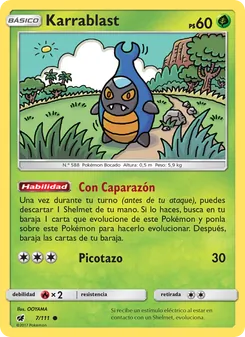 Carta Karrablast de la expansión Invasión Carmesí, número 7/111