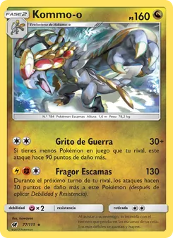 Carta Kommo-o de la expansión Invasión Carmesí, número 77/111