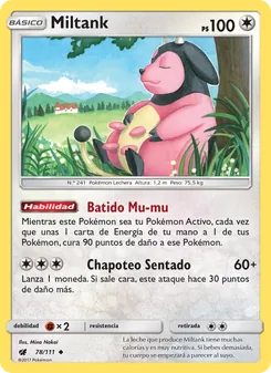 Carta Miltank de la expansión Invasión Carmesí, número 78/111