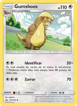 Carta Gumshoos de la expansión Ultraprisma, número 113/156