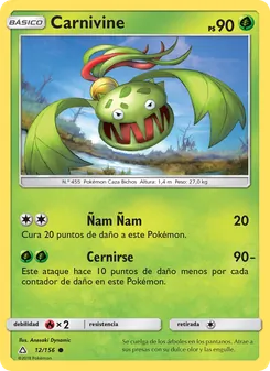 Carta Carnivine de la expansión Ultraprisma, número 12/156