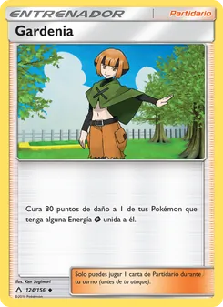 Carta Gardenia de la expansión Ultraprisma, número 124/156