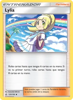 Carta Lylia de la expansión Ultraprisma, número 125/156