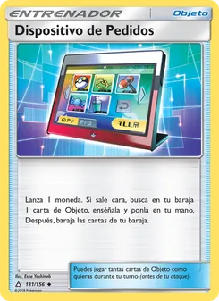 Carta Dispositivo de Pedidos de la expansión Ultraprisma, número 131/156