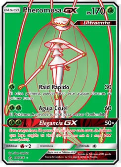 Carta Pheromosa GX de la expansión Ultraprisma, número 140/156