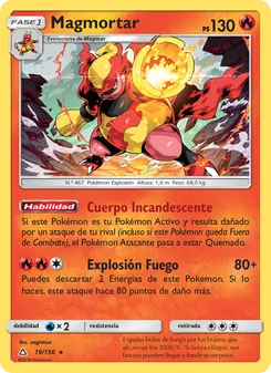 Carta Magmortar de la expansión Ultraprisma, número 19/156