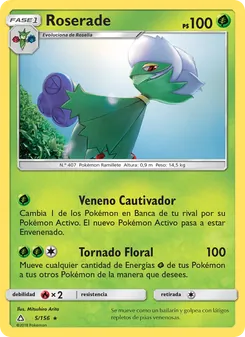Carta Roserade de la expansión Ultraprisma, número 5/156