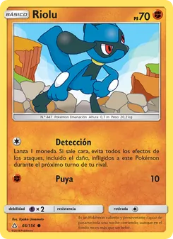 Carta Riolu de la expansión Ultraprisma, número 66/156