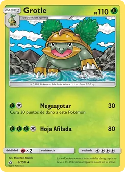 Carta Grotle de la expansión Ultraprisma, número 8/156