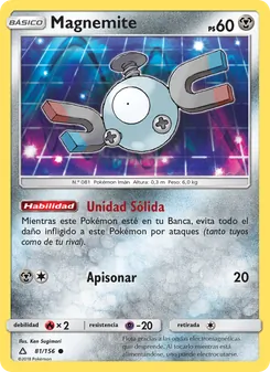 Carta Magnemite de la expansión Ultraprisma, número 81/156