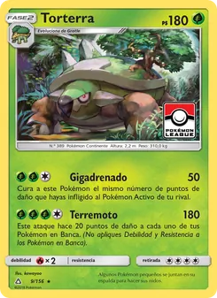 Carta Torterra de la expansión Ultraprisma, número 9/156