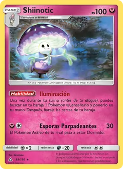 Carta Shiinotic de la expansión Ultraprisma, número 93/156