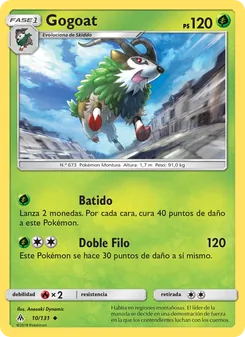 Carta Gogoat de la expansión Luz Prohibida, número 10/131