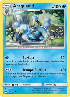Carta Araquanid de la expansión Luz Prohibida, número 33/131
