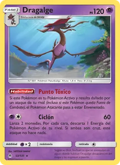 Carta Dragalge de la expansión Luz Prohibida, número 53/131