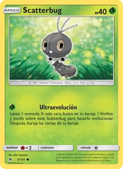Carta Scatterbug de la expansión Luz Prohibida, número 6/131