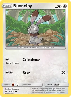 Carta Bunnelby de la expansión Luz Prohibida, número 97/131