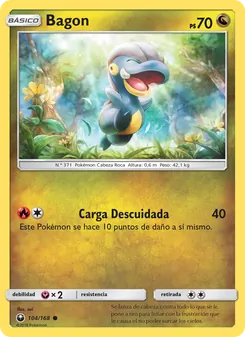 Carta Bagon de la expansión Tormenta Celestial, número 104/168