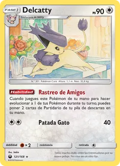 Carta Delcatty de la expansión Tormenta Celestial, número 121/168