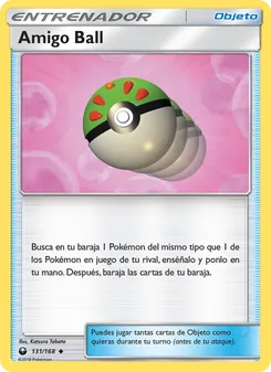 Carta Amigo Ball de la expansión Tormenta Celestial, número 131/168