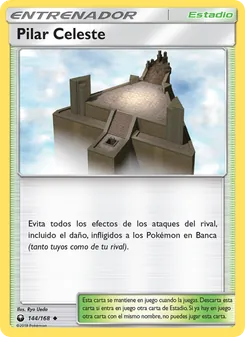 Carta Pilar Celeste de la expansión Tormenta Celestial, número 144/168