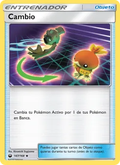 Carta Cambio de la expansión Tormenta Celestial, número 147/168